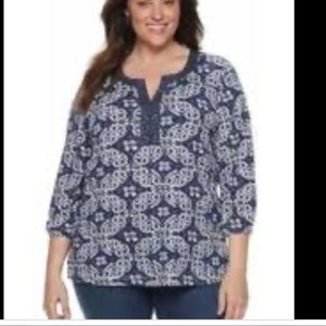 Plus Size Croft & Barrow Blouse